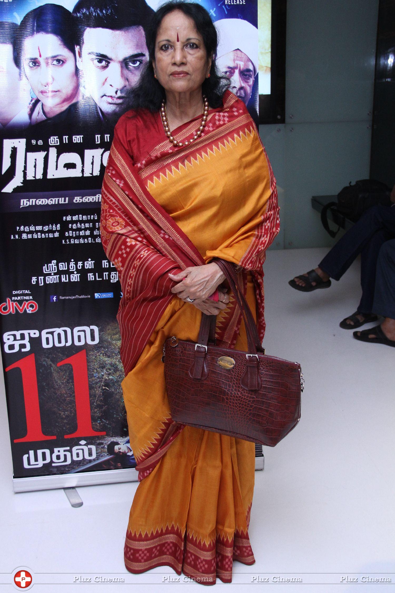 Vani Jayaram - Ramanujan Movie Premiere Show Stills | Picture 775309